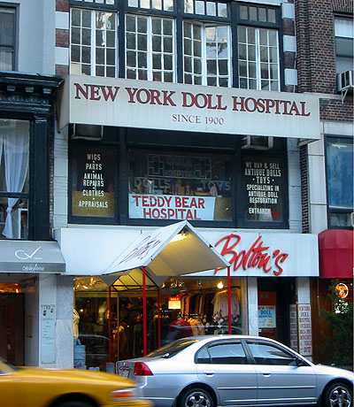 Toys Kids York on New York Doll Hospital Upper East Side Manhattan