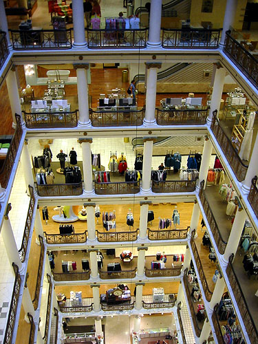 7 floors of Marshall Fields