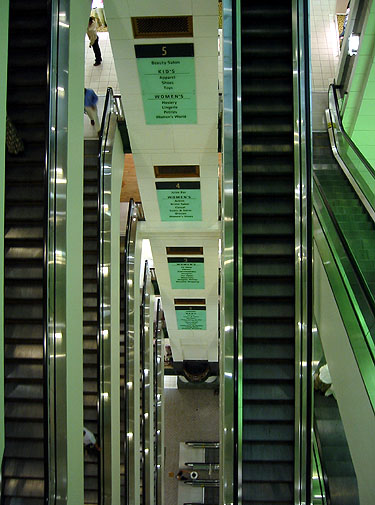 Escalators at Marshall Fields