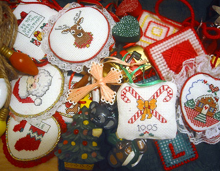 Homemade Christmas Ornaments, Ukrainian Village, Chicago