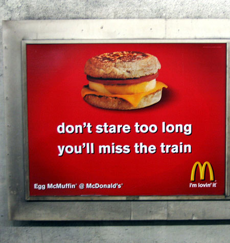 McDonald outdoor advertisement