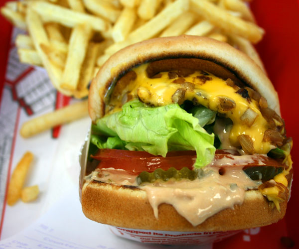 In-N-Out Animal Style Burger