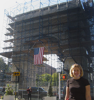 Rachelle Washington Square Arch West Village Manhattan